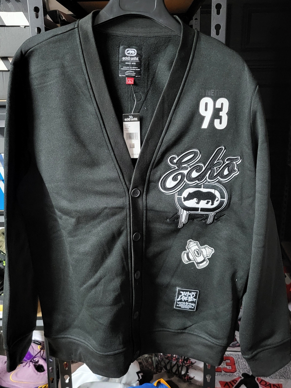 *NEW* Ecko Unlimited 1993 Premium Wear Button Up Heavy Weight Jacket Size Large